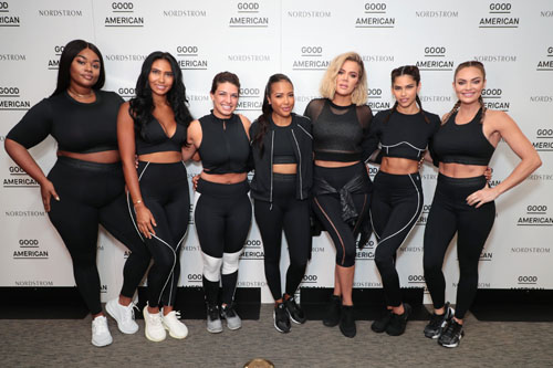Good American Activewear Launch_Khloe Kardashian, Emma Grede and Good Squad Members_2